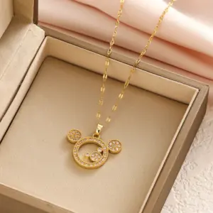 6273 Gold Full Zircon Head