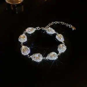 51# Bracelet-Silver Water Drop