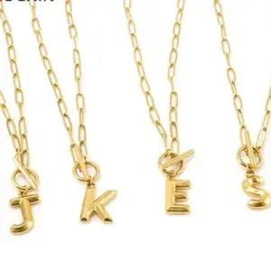 Wholesale Fashion Letter Titanium Steel Plating Pendant Necklace 1 Piece