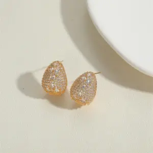 14K Real Gold Water Drop