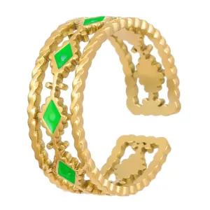 45 18K real gold X090
