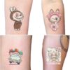 Wholesale Labubu Children's Herbal Tattoo Stickers Waterproof and Sweatproof Safe Material 70 + Different Patterns