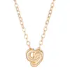 Wholesale Heart Shape Copper Sweet IG Style Copper Pendant Necklace Necklace