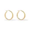 Wholesale PVD Coated 18K Gold Real Gold Plated Geometric 201 Stainless Steel Fashion Waterproof Non Tarnish Earrings