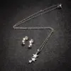 Ion Plating (IP) 18K Gold Real Gold Plated Star Flower Notes 201 Stainless Steel Simple Style Commute Waterproof Non Tarnish Jewelry Set
