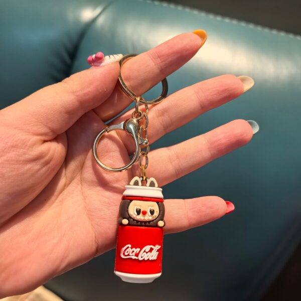 Wholesale Cross-Border Creative Labubu Little Sheep Keychain Pendant Cute Cartoon Doll Bag Pendant Small Gift