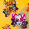 Wholesale Halloween Pumpkin Ghost Skull Eyeball Print Children's Hairpin