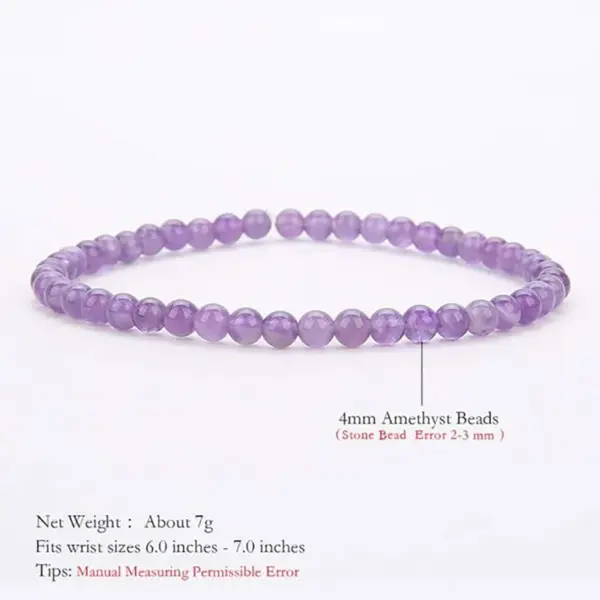 Wholesale Romantic Classic Style Round Natural Stone Bracelets In Bulk