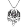 Wholesale Cthulhu mythical octopus sea monster pendant European and American men's punk necklace cross-border jewelry manufacturers