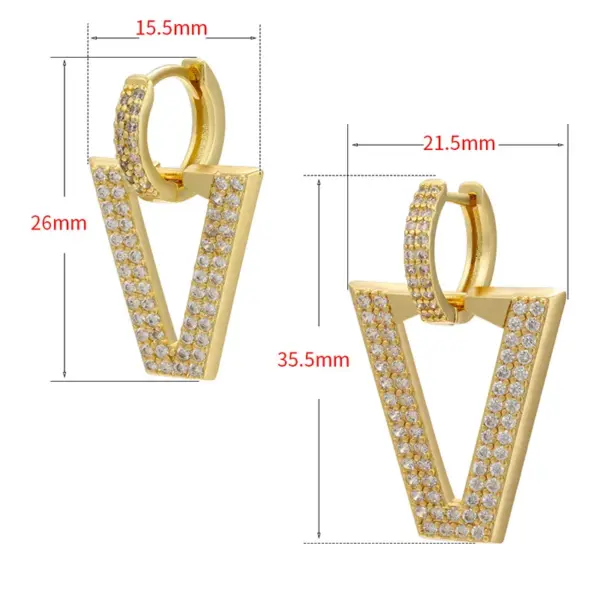 Wholesale Plating Copper Copper Earrings