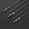 Wholesale Adjustable Stainless Steel Chain 18K Gold Plated DIY Handmade Jewelry Beaded Necklace Titanium Steel Women's Necklace