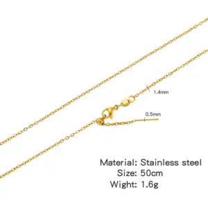 【Stainless Steel】Universal O-Chain - Gold / 50CM (vacuum Plating)