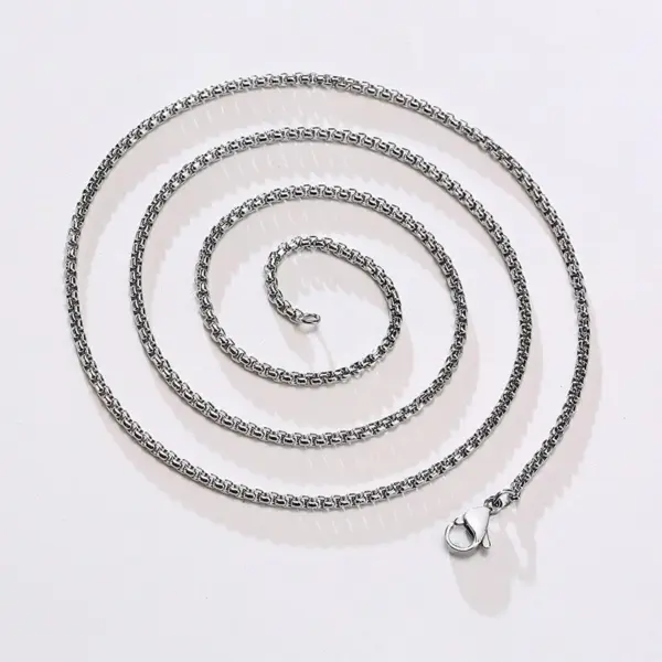 Wholesale Jewelry Modern Style Geometric 201 Stainless Steel Plating Stainless Steel Necklaces