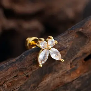 3378 Gold / Ear Studs