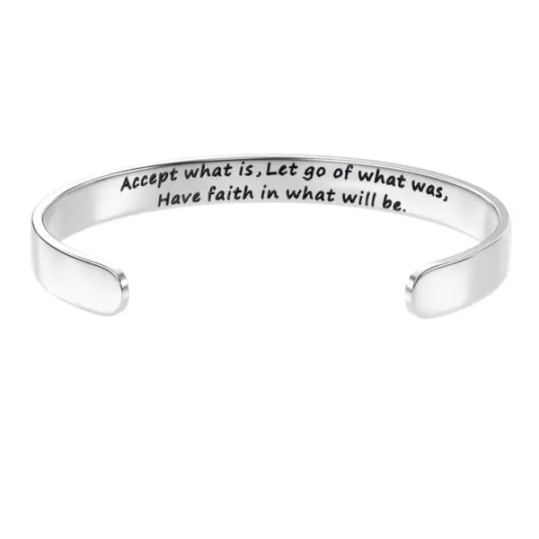 Wholesale Classic Style Solid Color Titanium Steel Polishing Plating Bangle