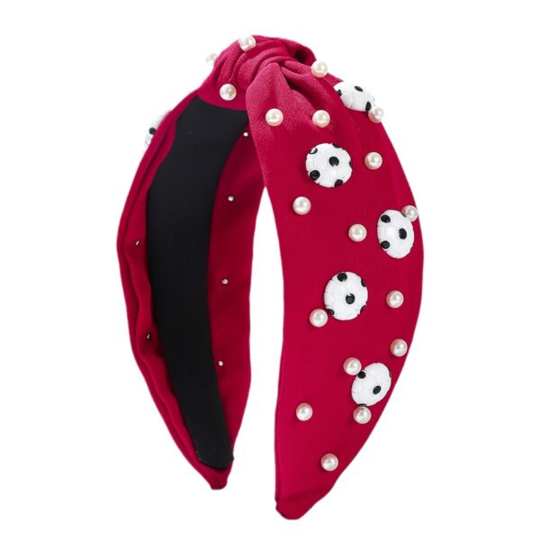 oly-72a5a13d12d9919ba3cfefc52843ae6b Wholesale New Football Series Headband Rugby Decoration Headband Donut Cranial Top Sports Style Hair Accessories