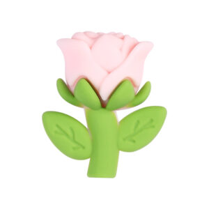 Pink 3d rose
