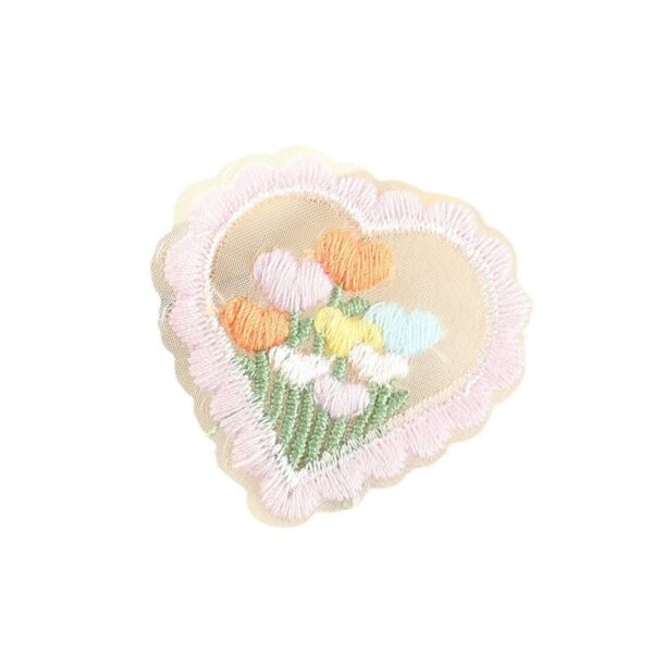 oly-72b7f2be9afaa94ed1af431689086b57 Wholesale Flower Cloth Patch Lace Mesh Embroider Computer Embroider Label Clothing Accessories Accessories Hole Patch Handmade Sewable Applique