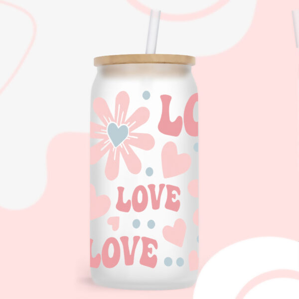 Wholesale Uv Transfer Sticker Glass Cup UV DTF Wraps 16oz Cup UV DTF Wraps