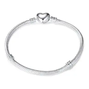 Peach Heart Buckle White K / 20cm