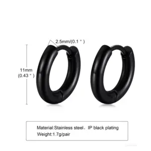Black / 2.5mm*11mm