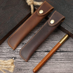 oly-72e0963906ef9fc057d9d9cf28ac1db2 Wholesale Pencil case vintage pure handmade crazy horse leather first layer cowhide pen case