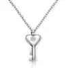 Fashion Creative Cole Lock Titanium Steel Bracelet Necklace Suit