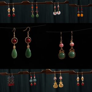 Wholesale Vintage court style ethnic antique earrings