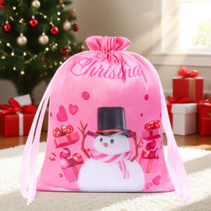 Satin Christmas Gift Bag - 4; 20*25cm