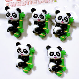 Holding bamboo panda