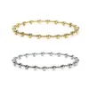 Basic Geometric Stainless Steel Plating Bracelets 1 Piece