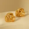 1 Pair Simple Style Commute Triangle 304 Stainless Steel 18K Gold Plated Ear Studs