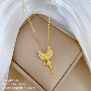 A216 Titanium Steel Chain Copper Pendant