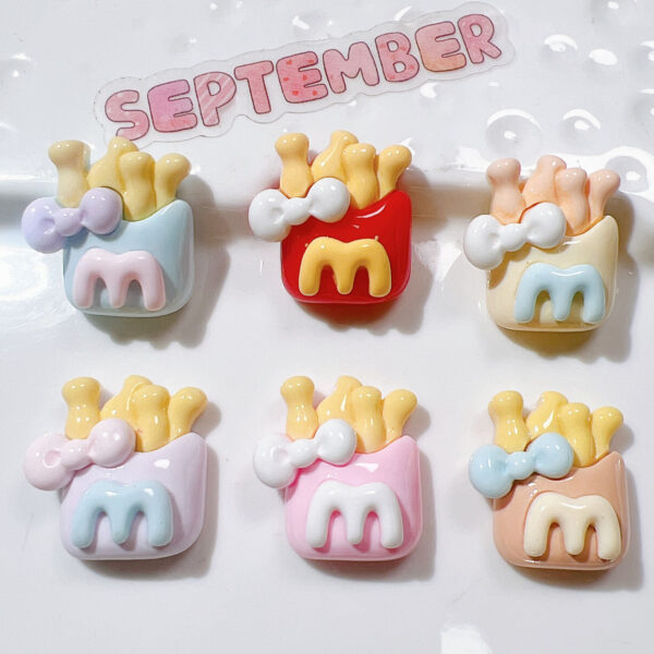 Wholesale resin accessories diy handmade material shoe flower cream glue stationery