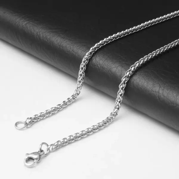 Wholesale Fashion Solid Color Stainless Steel Plating Necklace 1 Piece