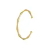 Wholesale Ins Style Solid Color Titanium Steel Copper Gold Plated Bangle In Bulk
