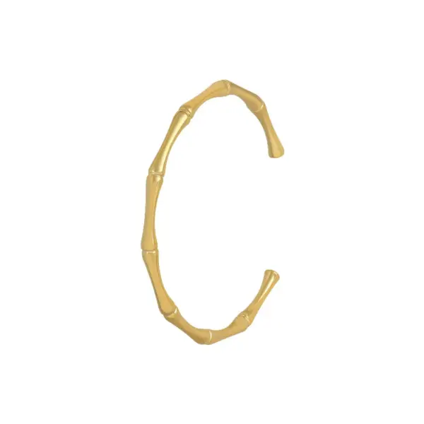 Wholesale Ins Style Solid Color Titanium Steel Copper Gold Plated Bangle In Bulk