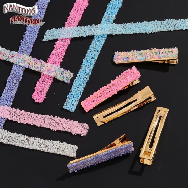 Wholesale Color 3mm double-sided adhesive hot melt adhesive 1.5cm wide rice bead diamond strip