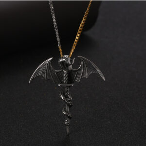 Wholesale titanium steel necklace retro pterosaur sword pendant men's dragon tide cool pendant SP906