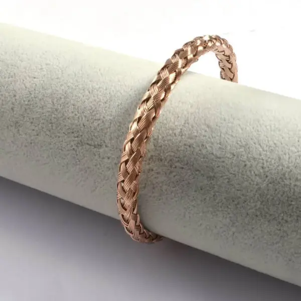 Fashion Waves 304 Stainless Steel 18K Gold Plated Stainless Steel Bracelets In Bulk