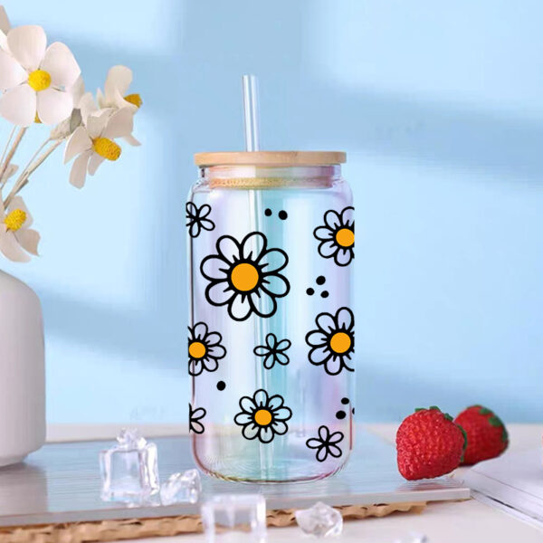 oly-73471adccef38383502fad678bbf2655 Wholesale UV transfer sticker glass crystal label Crystal sticker cross-border special sticker for 16oz glass cup 23cmX11cm