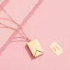 Wholesale Fashion Envelope Stainless Steel Titanium Steel Plating Pendant Necklace