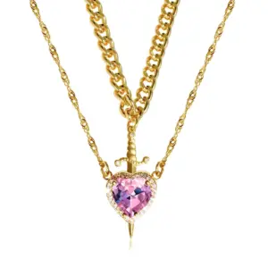 Gold Pink Love-Golden Dagger