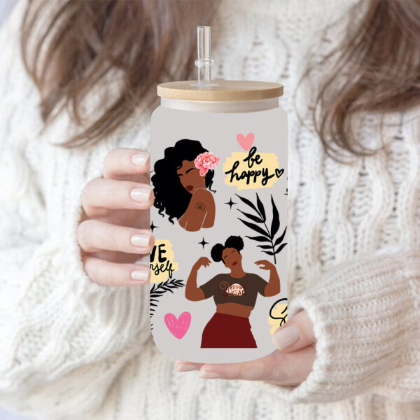 Wholesale Black butterfly 16oz Cup UV DTF Wraps