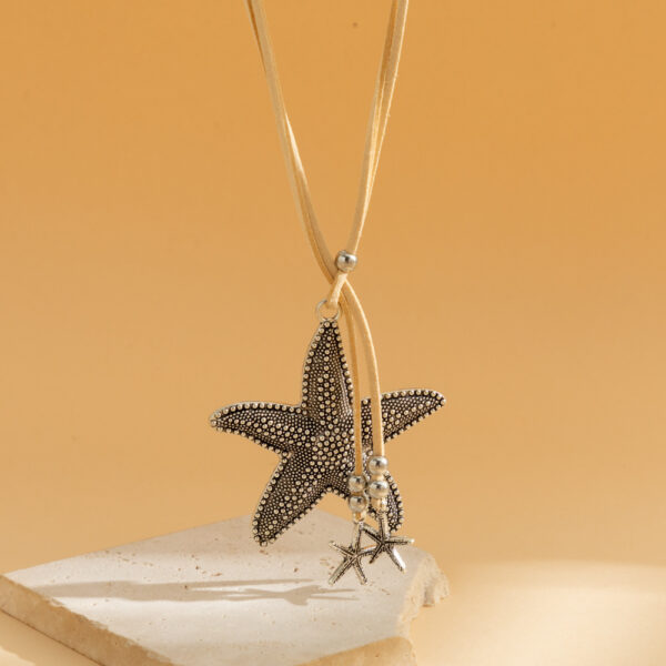 Wholesale Bohemian Beach Starfish Pendant Necklace
