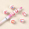 Wholesale Baseball silicone beads 20mm Softball loose beads