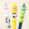 Wholesale Cartoon animal silicone beads