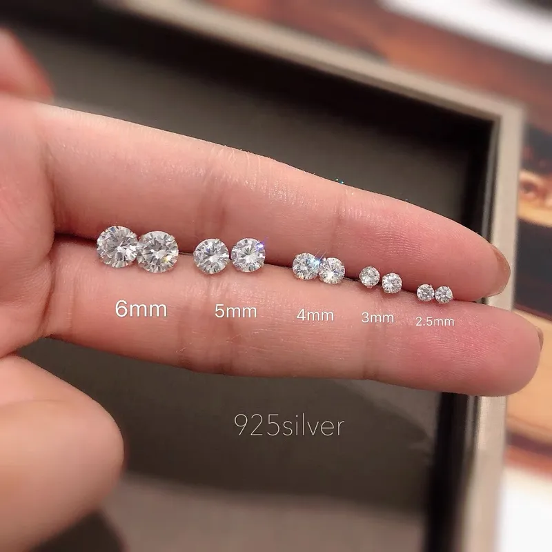 Wholesale 1 Pair Simple Style Geometric Inlay Copper Zircon Ear Studs