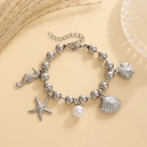 Silver Beads / 18+5cm / Bracelets