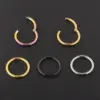 Vacuum Plating Flower Titanium Steel Ethnic Style Earrings Nose Ring